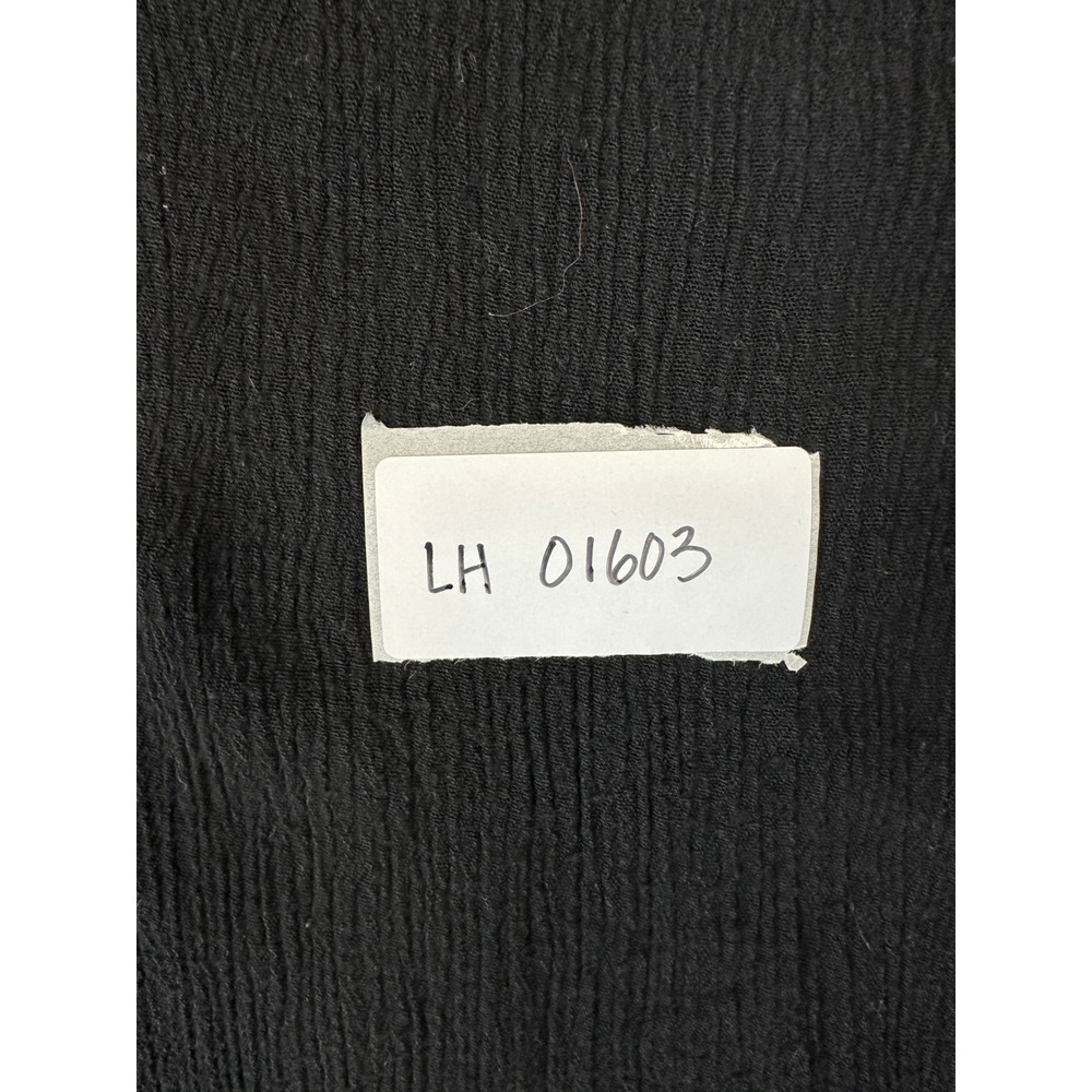 Paisley Vine YC340B Tunic Top Medium Black Sharkbite Hem Bell Sleeve - Picture 9 of 9